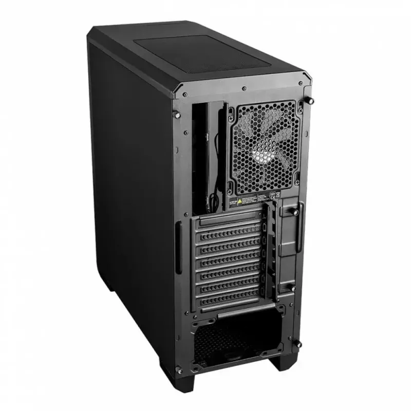 Caja de PC Modecom Oberon Pro Midi Tower, ATX/Micro ATX/ITX, ventana lateral, tarjeta gráfica de hasta 395 mm, 2x USB 3.0, negra