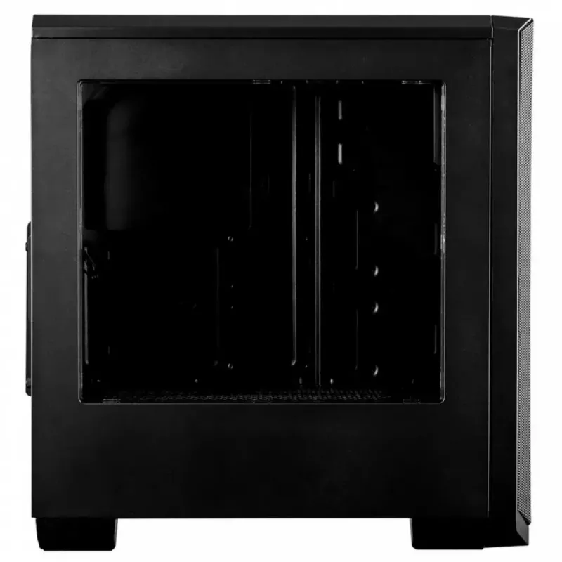 Caja de PC Modecom Oberon Pro Midi Tower, ATX/Micro ATX/ITX, ventana lateral, tarjeta gráfica de hasta 395 mm, 2x USB 3.0, negra