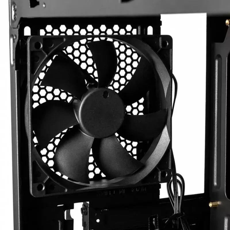 Caja de PC Modecom Oberon Pro Midi Tower, ATX/Micro ATX/ITX, ventana lateral, tarjeta gráfica de hasta 395 mm, 2x USB 3.0, negra
