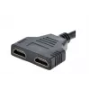 Cable HDMI Gembird DSP-2PH4-04 — HDMI Type-A macho a 2× HDMI Type-A hembra, negro, conectores rectos