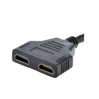 Cable HDMI Gembird DSP-2PH4-04 — HDMI Type-A macho a 2× HDMI Type-A hembra, negro, conectores rectos