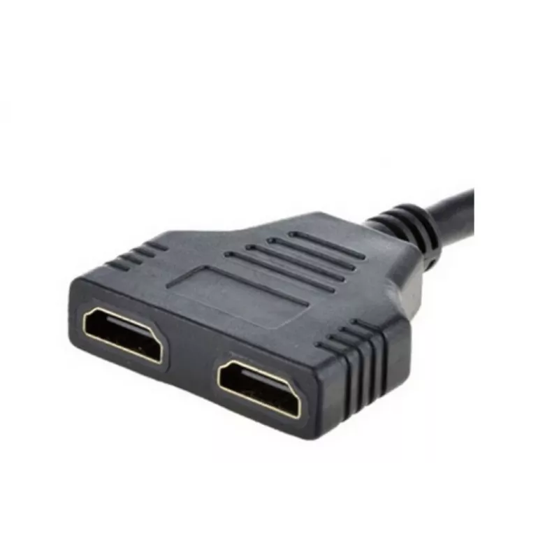 Cable HDMI Gembird DSP-2PH4-04 — HDMI Type-A macho a 2× HDMI Type-A hembra, negro, conectores rectos