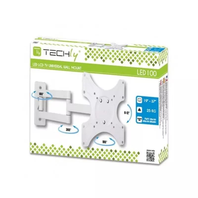 Soporte de pared para TV Techly ICA-LCD-2903WH 94 cm (37