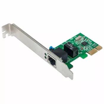 Tarjeta de red Intellinet Gigabit PCI Express, tarjeta Ethernet 10/100/1000 Mbps PCI Express RJ45