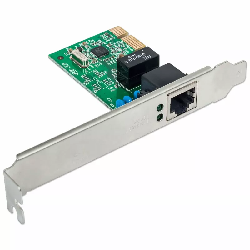 Tarjeta de red Intellinet Gigabit PCI Express, tarjeta Ethernet 10/100/1000 Mbps PCI Express RJ45