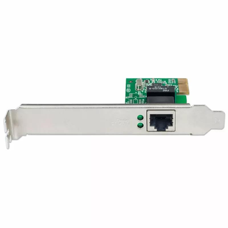 Tarjeta de red Intellinet Gigabit PCI Express, tarjeta Ethernet 10/100/1000 Mbps PCI Express RJ45