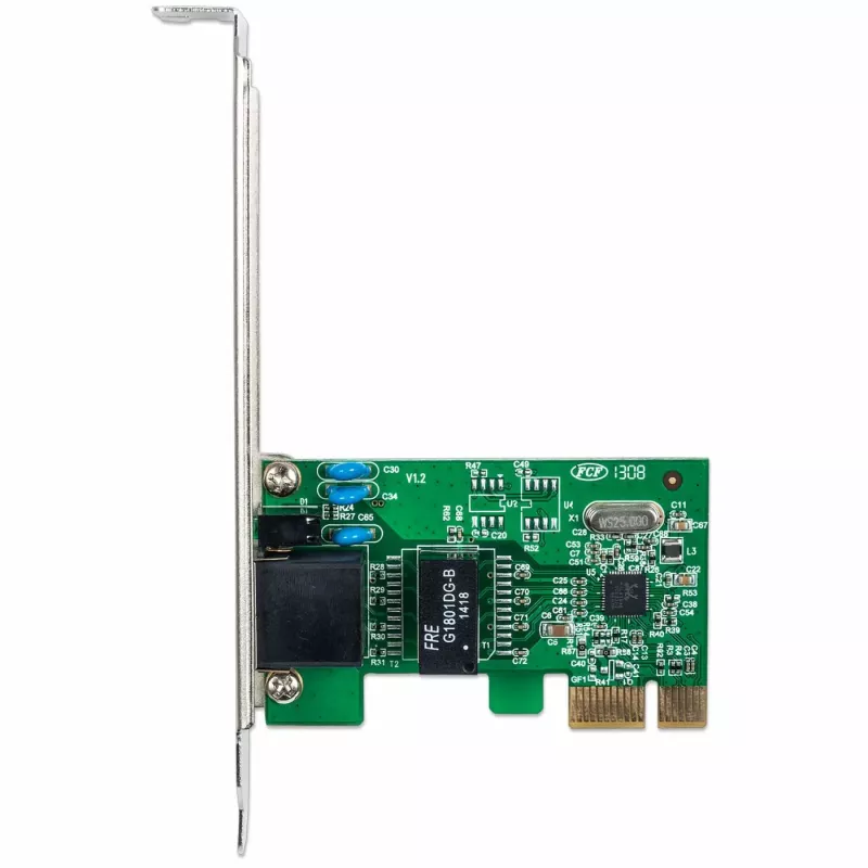 Tarjeta de red Intellinet Gigabit PCI Express, tarjeta Ethernet 10/100/1000 Mbps PCI Express RJ45
