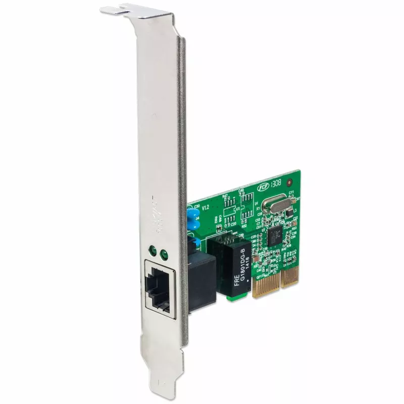 Tarjeta de red Intellinet Gigabit PCI Express, tarjeta Ethernet 10/100/1000 Mbps PCI Express RJ45