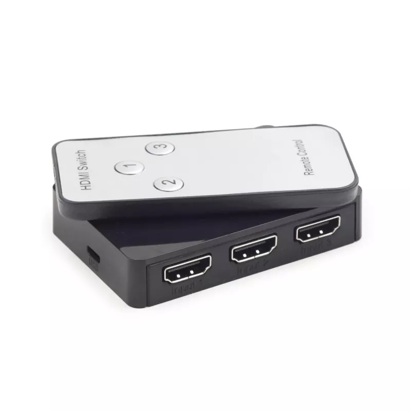 Conmutador de interfaz HDMI GEMBIRD, 3 puertos