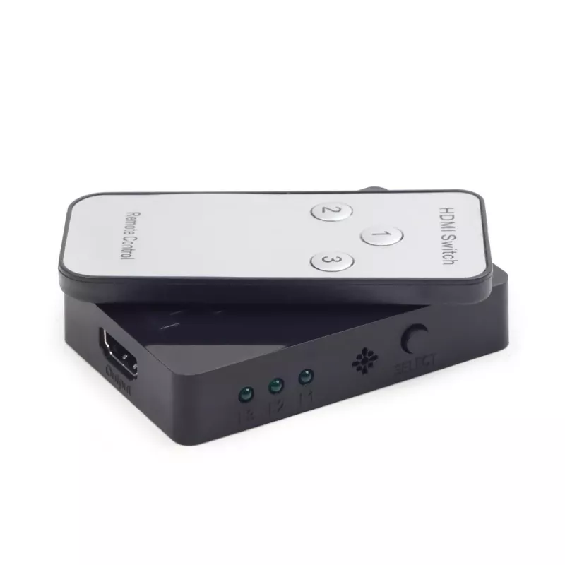 Conmutador de interfaz HDMI GEMBIRD, 3 puertos