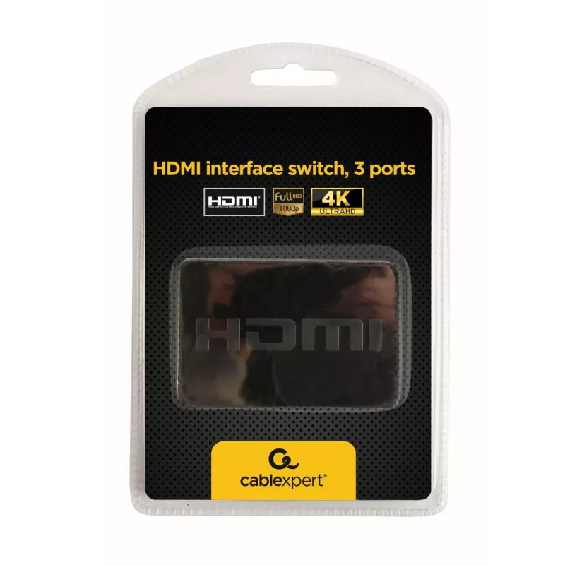 Conmutador de interfaz HDMI GEMBIRD, 3 puertos