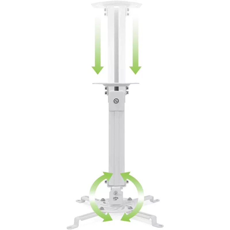 Extensión de soporte de techo para proyector Techly 545-900 mm plata ICA-PM 18M