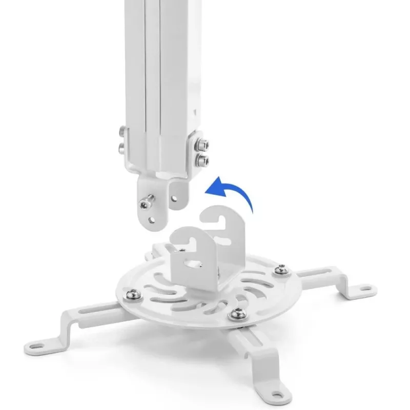 Extensión de soporte de techo para proyector Techly 545-900 mm plata ICA-PM 18M