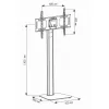 Soporte/montaje para TV Techly ICA-TR11 177,8 cm (70