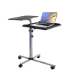 Soporte para portátil Techly universal carrito ajustable para portátil proyector negro