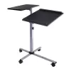 Soporte para portátil Techly universal carrito ajustable para portátil proyector negro