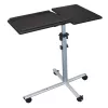 Soporte para portátil Techly universal carrito ajustable para portátil proyector negro