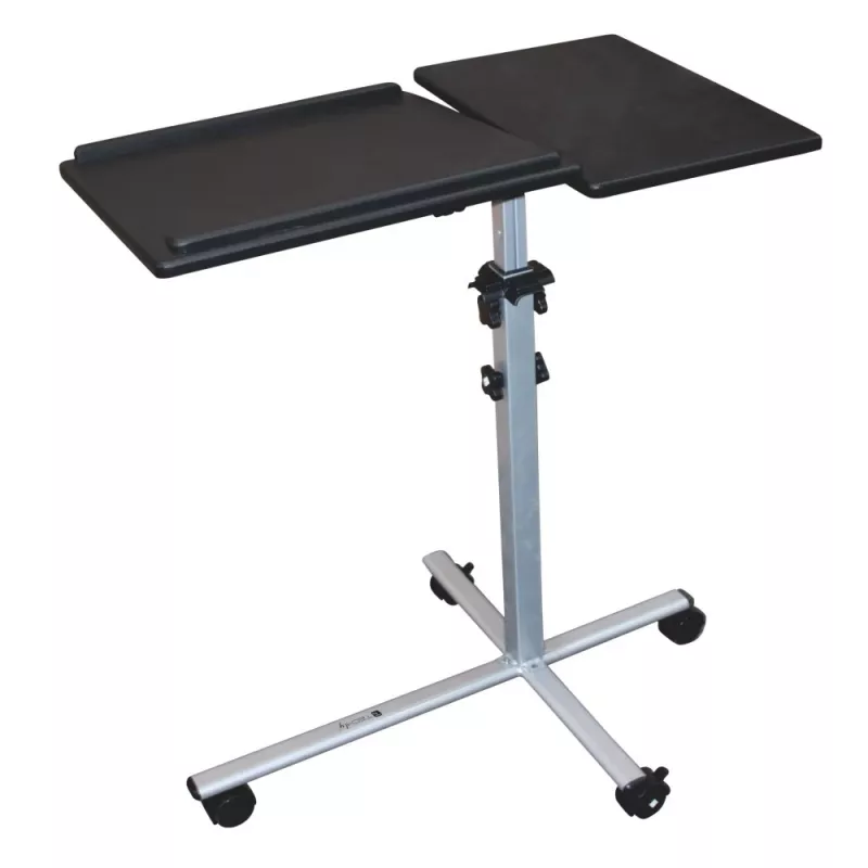 Soporte para portátil Techly universal carrito ajustable para portátil proyector negro