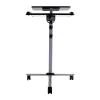 Soporte para portátil Techly universal carrito ajustable para portátil proyector negro