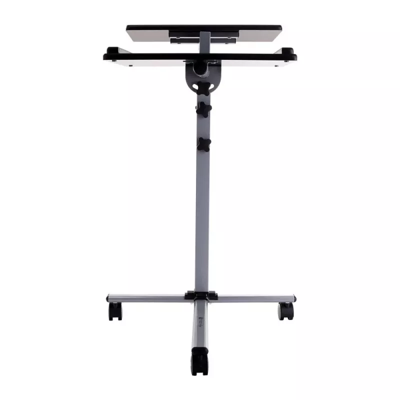 Soporte para portátil Techly universal carrito ajustable para portátil proyector negro
