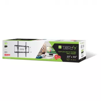 Soporte de pared inclinable Techly para TV LED-LCD 23-55 negro