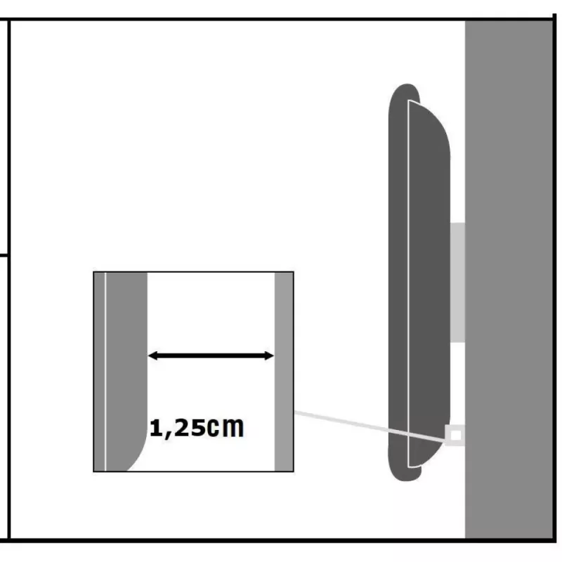 Soporte de pared Techly 13-37 inch para TV LED LCD fijo ICA-LCD 114