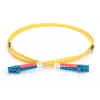 Cable de conexión de fibra óptica DIGITUS, LC a LC OS2, monomodo 9/125 µm, dúplex, longitud 1m