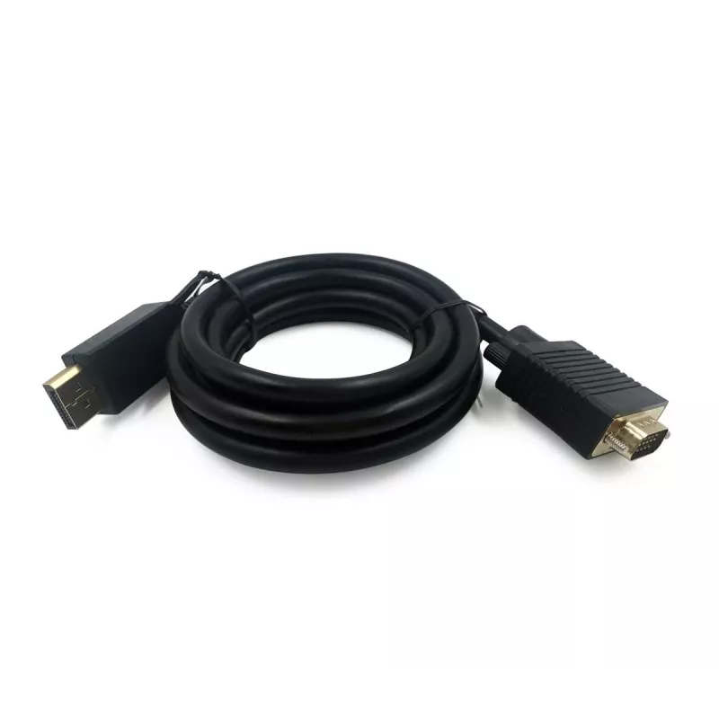 Gembird CCP-DPM-VGAM-6 cable adaptador de DisplayPort a VGA, 1,8 m, negro