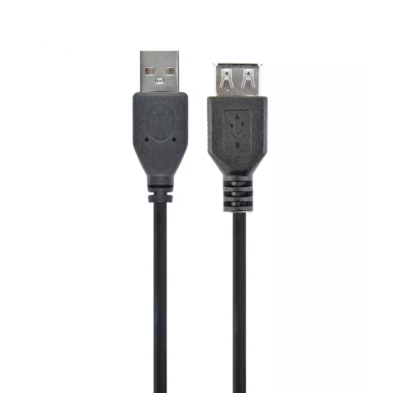 Cable alargador USB 2.0 GEMBIRD, 0,75 m - Negro