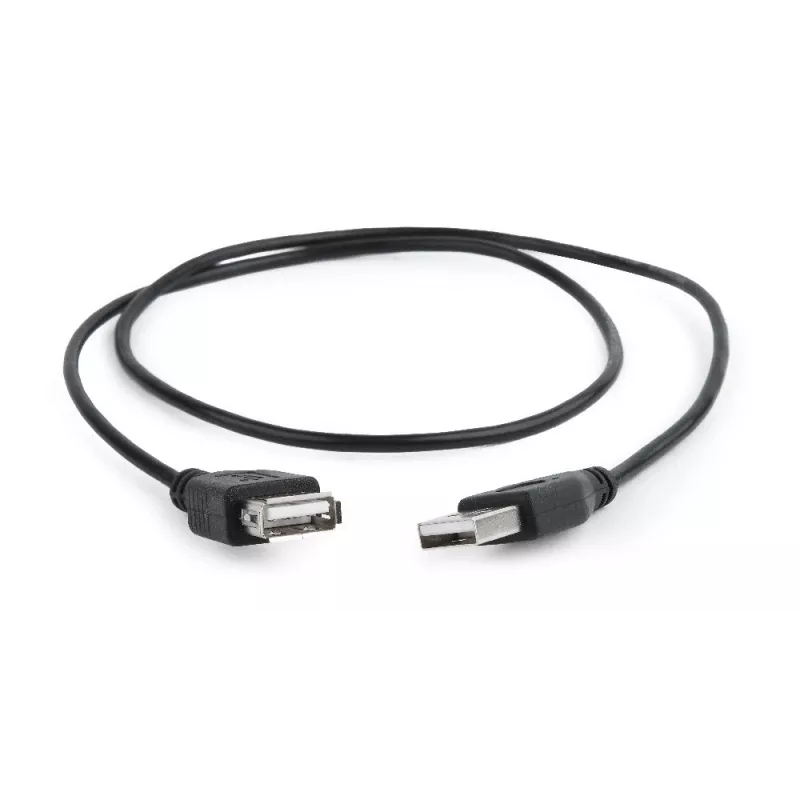 Cable alargador USB 2.0 GEMBIRD, 0,75 m - Negro