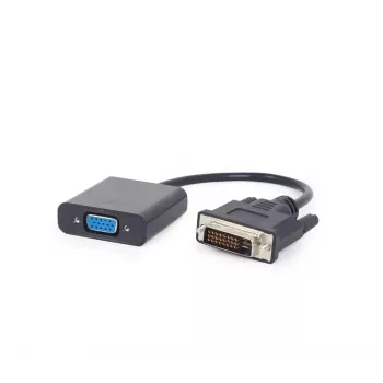 Cable adaptador de vídeo Gembird DVI-D (macho) a VGA (hembra) 0,2 m, negro