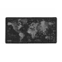 Alfombrilla NATEC Time Zone Map Maxi — tela 400×800 mm, 2,5 mm, impermeable, antideslizante