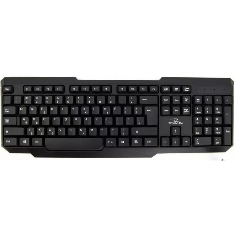 Titanum Memphis TK108 kit de teclado y ratón USB, negro