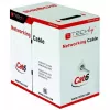 Cable de red Techly ITP6-CCA-305-BL Cat6 U/UTP, 305 m, rígido, CCA, azul