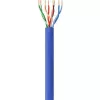 Cable de red Techly ITP6-CCA-305-BL Cat6 U/UTP, 305 m, rígido, CCA, azul