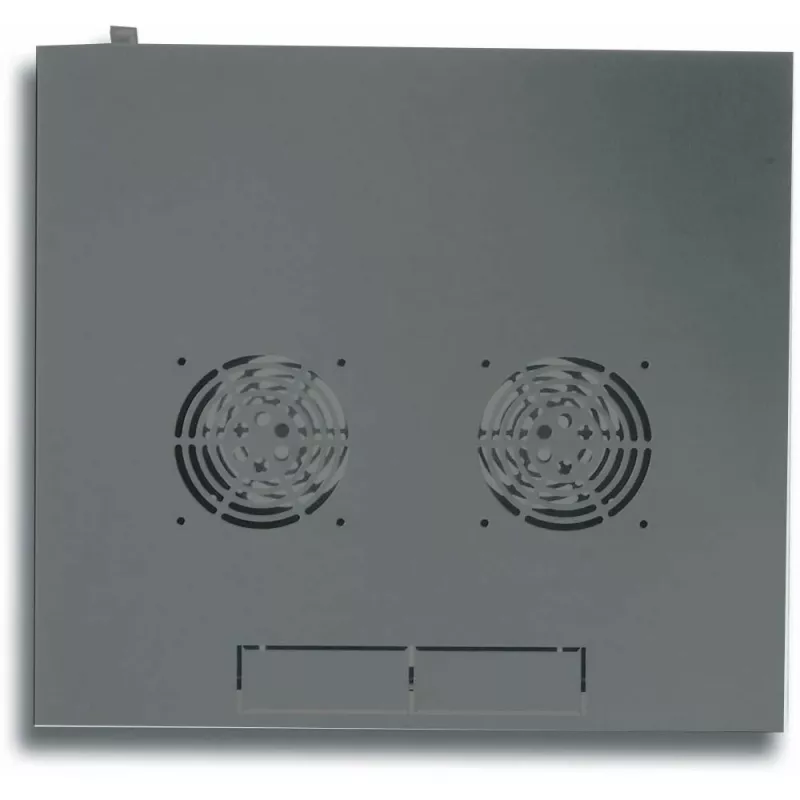 Caja de pared Techly 19 6U D450 negra montada I-CASE EL-1006B45