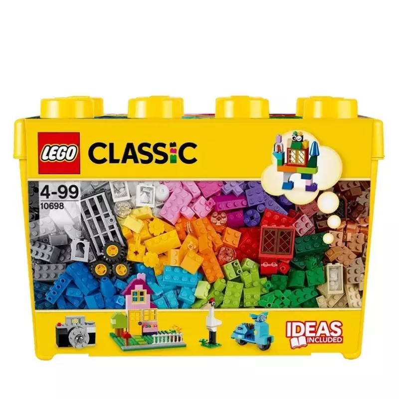 Set de construcción LEGO Classic 10698 — 790 piezas, multicolor, 33 colores, incluye placas base verdes y accesorios