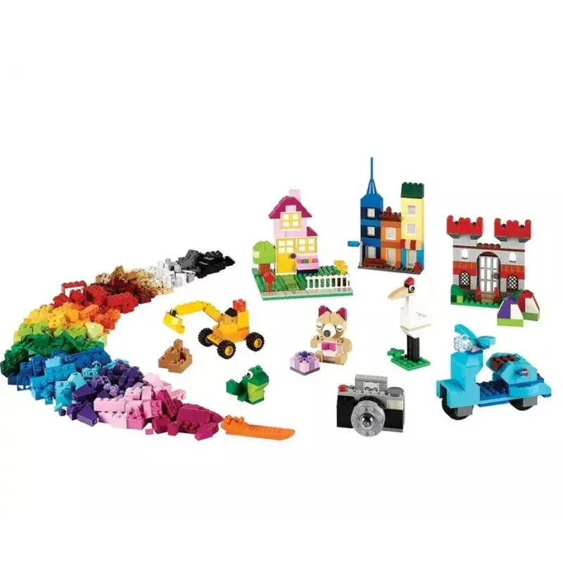 Set de construcción LEGO Classic 10698 — 790 piezas, multicolor, 33 colores, incluye placas base verdes y accesorios