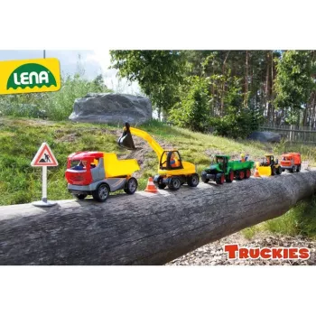 Lena Truckies tractor, tractor, 2 año(s), plástico, negro, verde