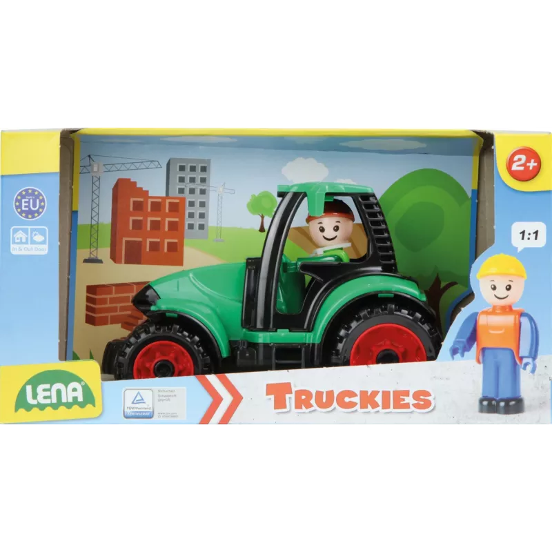 Lena Truckies tractor, tractor, 2 año(s), plástico, negro, verde