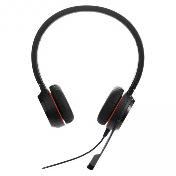 Jabra Evolve 20SE MS estéreo, con cable, oficina/call center, 150 - 7000 Hz, 132 g, auricular con micrófono, negro