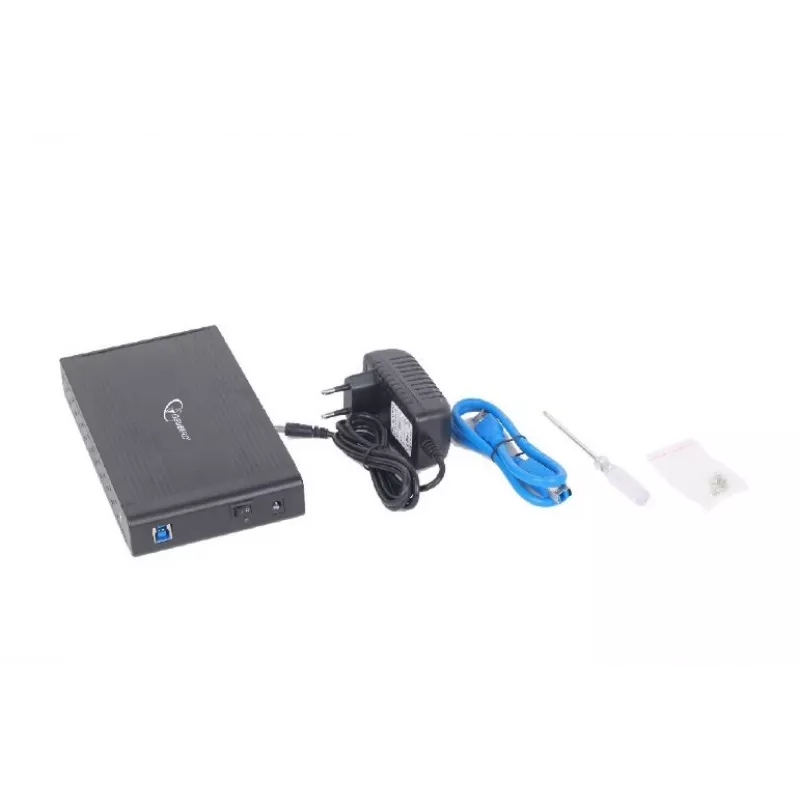 Carcasa externa USB 3.0 GEMBIRD de 3,5 pulgadas – negra