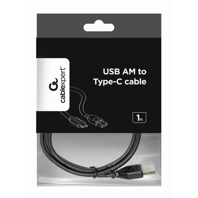 Cable GEMBIRD USB 2.0 Type-A a USB Type-B de 1 m, negro