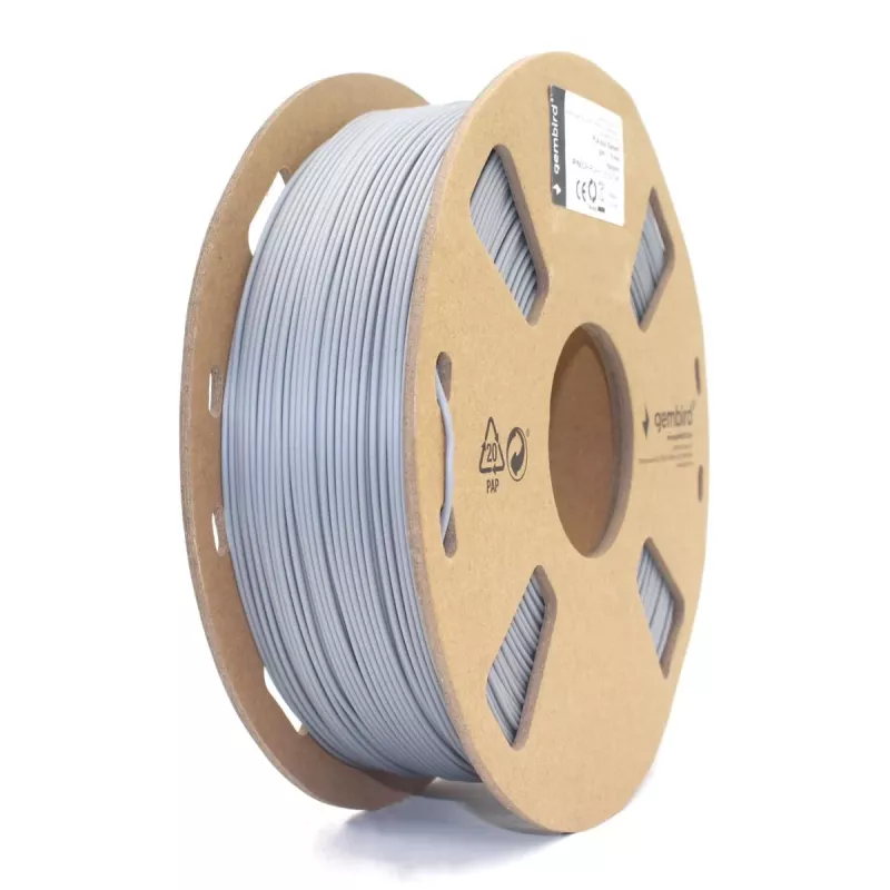 Filamento PLA GEMBIRD gris, 1,75 mm, 1 kg