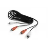 Cable de audio Gembird CCA-2R2R-6 1,8 m 2 x RCA negro
