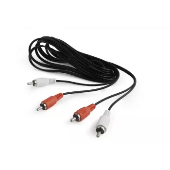 Cable de audio Gembird CCA-2R2R-6 1,8 m 2 x RCA negro
