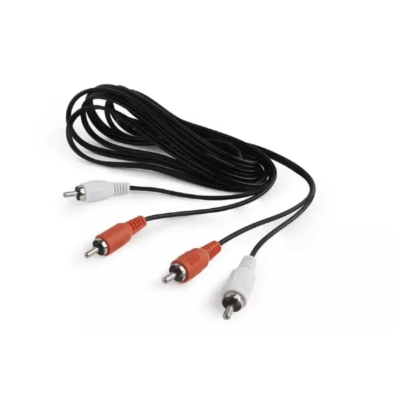 Cable de audio Gembird CCA-2R2R-6 1,8 m 2 x RCA negro