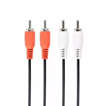 Cable de audio Gembird CCA-2R2R-6 1,8 m 2 x RCA negro