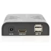 Extensor KVM HDMI DIGITUS, 120 m por cable de red (Cat 5, 5E, 6), Full HD, 1080p