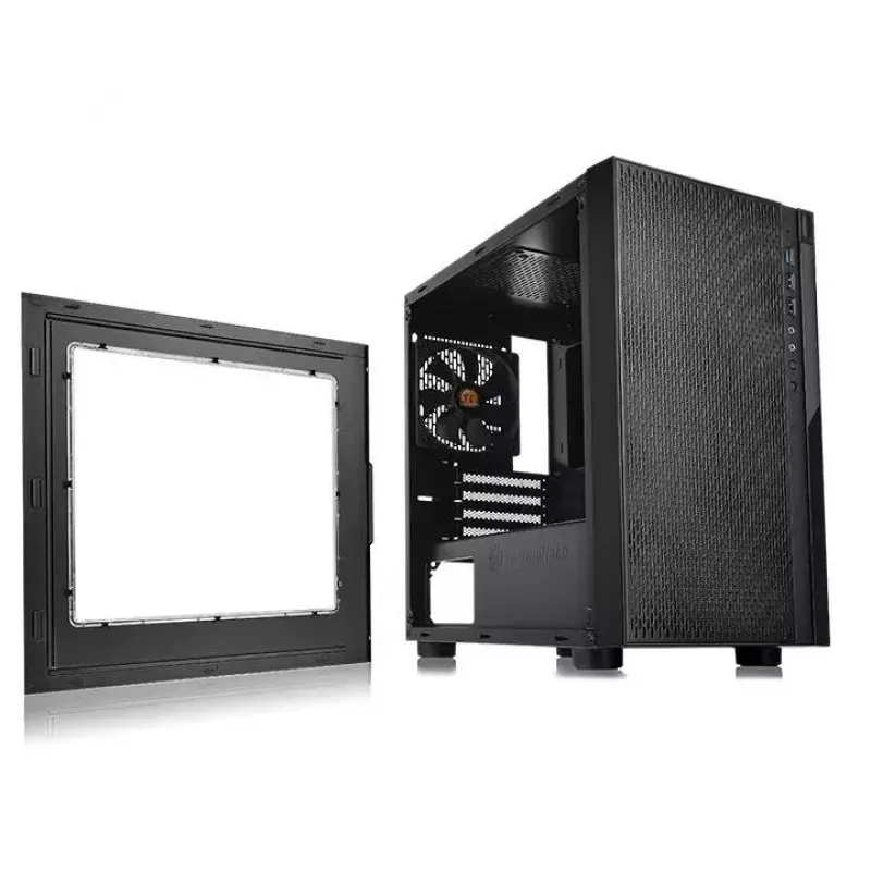 Caja de PC Thermaltake Versa H18 micro torre negra